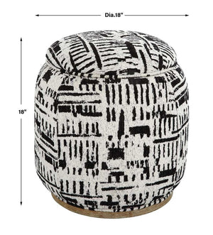 Dialogue Ottoman, Black - perfect footrests with style | Image 8 | InSTYLE Home & Rugs
