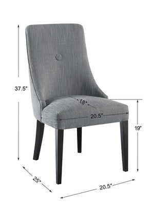 Patamon Armless Chair, 2 Per Box, Priced Each - comfortable seating for dining and office spaces | Image 5 | InSTYLE Home & Rugs
