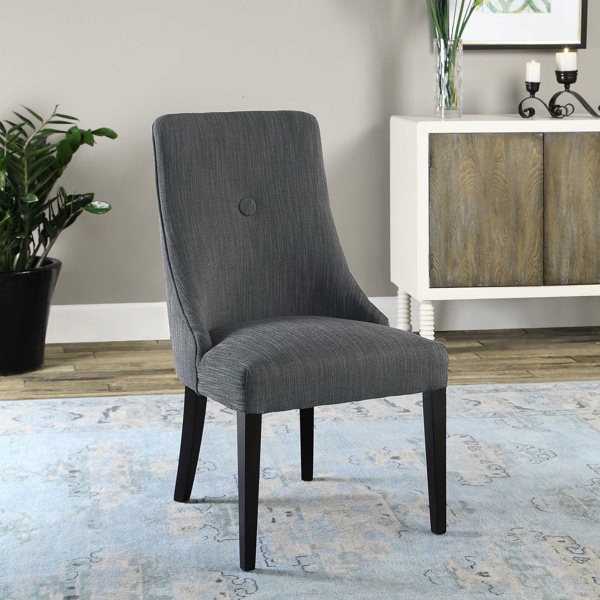 Patamon Armless Chair, 2 Per Box, Priced Each - comfortable seating for dining and office spaces | Image 1 | InSTYLE Home & Rugs