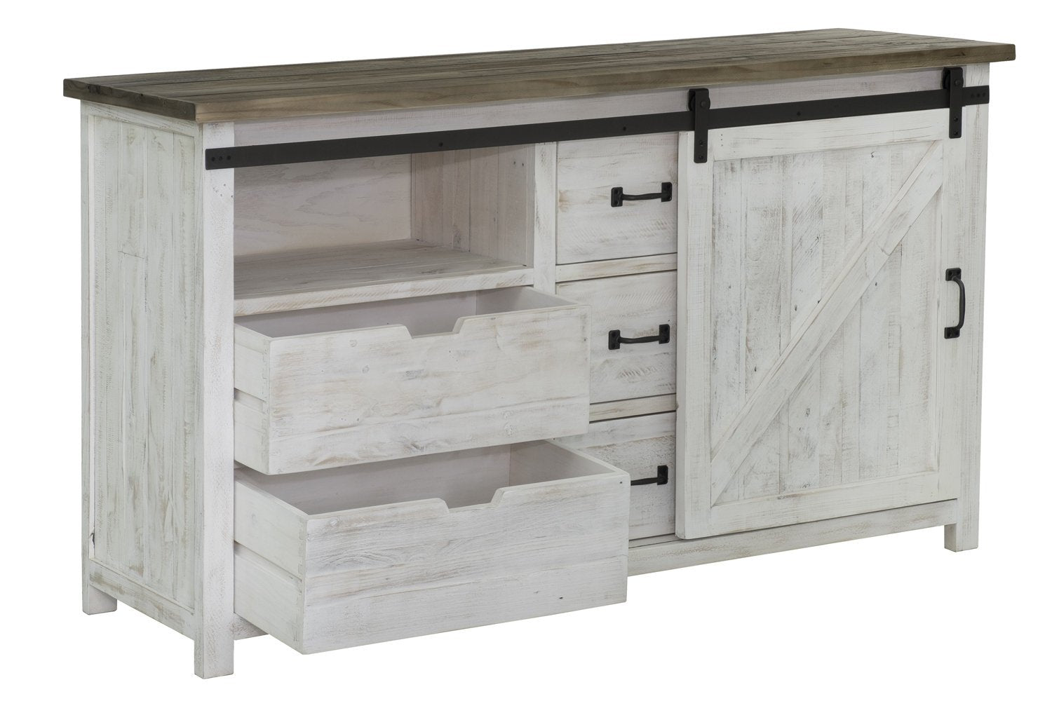 Provence 3 Drawer Dresser With 1 Door - stylish dresser with modern flair | Image 1 | InSTYLE Home & Rugs
