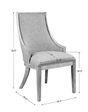 Aidrian Accent Chair - compact accent chair for adding personality to any room | Image 7 | InSTYLE Home & Rugs