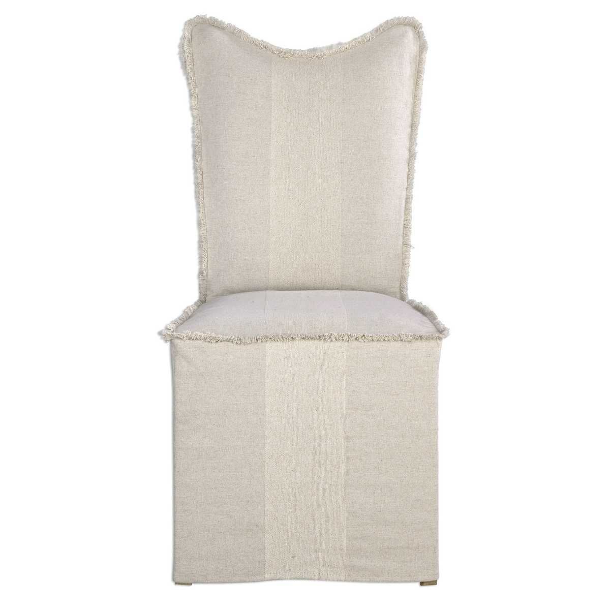 Lenore Armless Chair, Flax, 2 Per Box, Priced Each - variety of styles from classic to contemporary | Image 2 | InSTYLE Home & Rugs