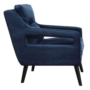 O'Brien Armchair, Blue - upholstered armchair with padded comfort | Image 8 | InSTYLE Home & Rugs