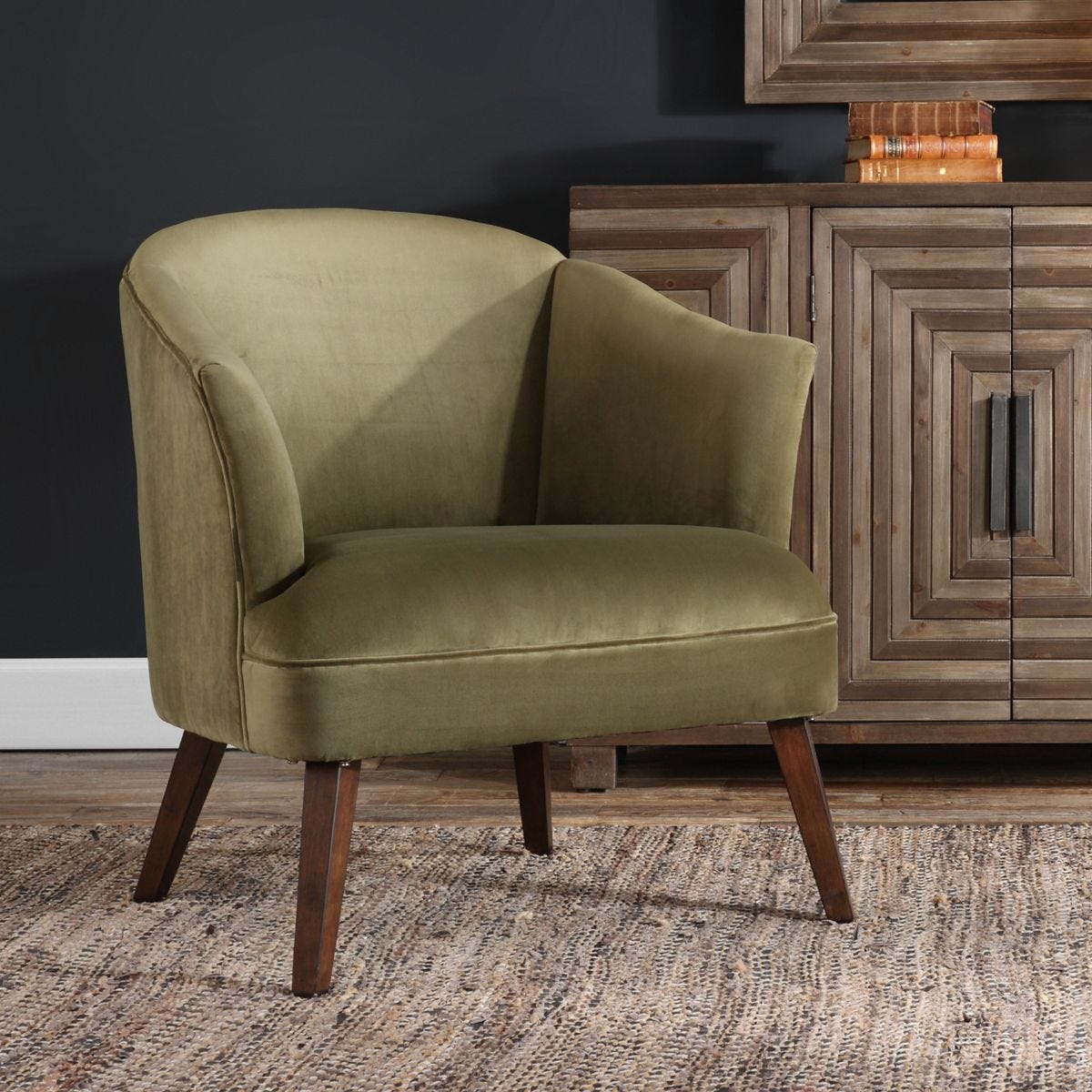 Conroy Accent Chair - modern accent chair with comfortable cushioning and sleek design | Image 1 | InSTYLE Home & Rugs