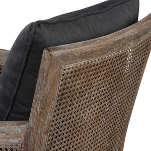 Encore Armchair, Gray - modern accent armchair for stylish interiors | Image 7 | InSTYLE Home & Rugs