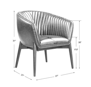 Anders Accent Chair - compact accent chair for adding personality to any room | Image 8 | InSTYLE Home & Rugs