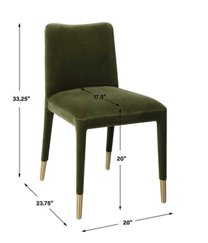 Conifer Dining Chair, Moss, 2 Per Box, Priced Each - stylish chairs for any table | Image 8 | InSTYLE Home & Rugs
