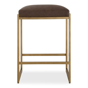 Atticus Counter Stool, Gold - ergonomic design for comfort | Image 2 | InSTYLE Home & Rugs