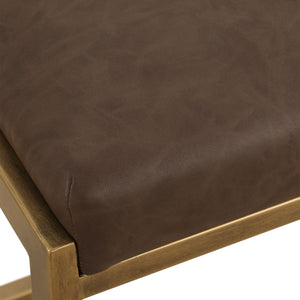 Atticus Counter Stool, Gold - ergonomic design for comfort | Image 5 | InSTYLE Home & Rugs