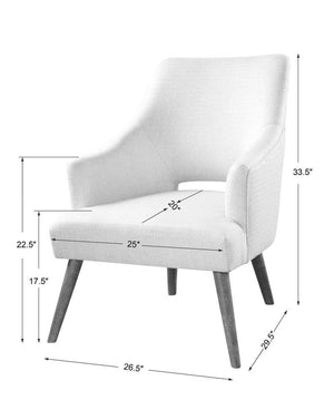 Dree Accent Chair - compact accent chair for adding personality to any room | Image 6 | InSTYLE Home & Rugs
