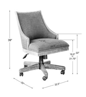 Aidrian Desk Chair - stylish desk for modern spaces | Image 9 | InSTYLE Home & Rugs