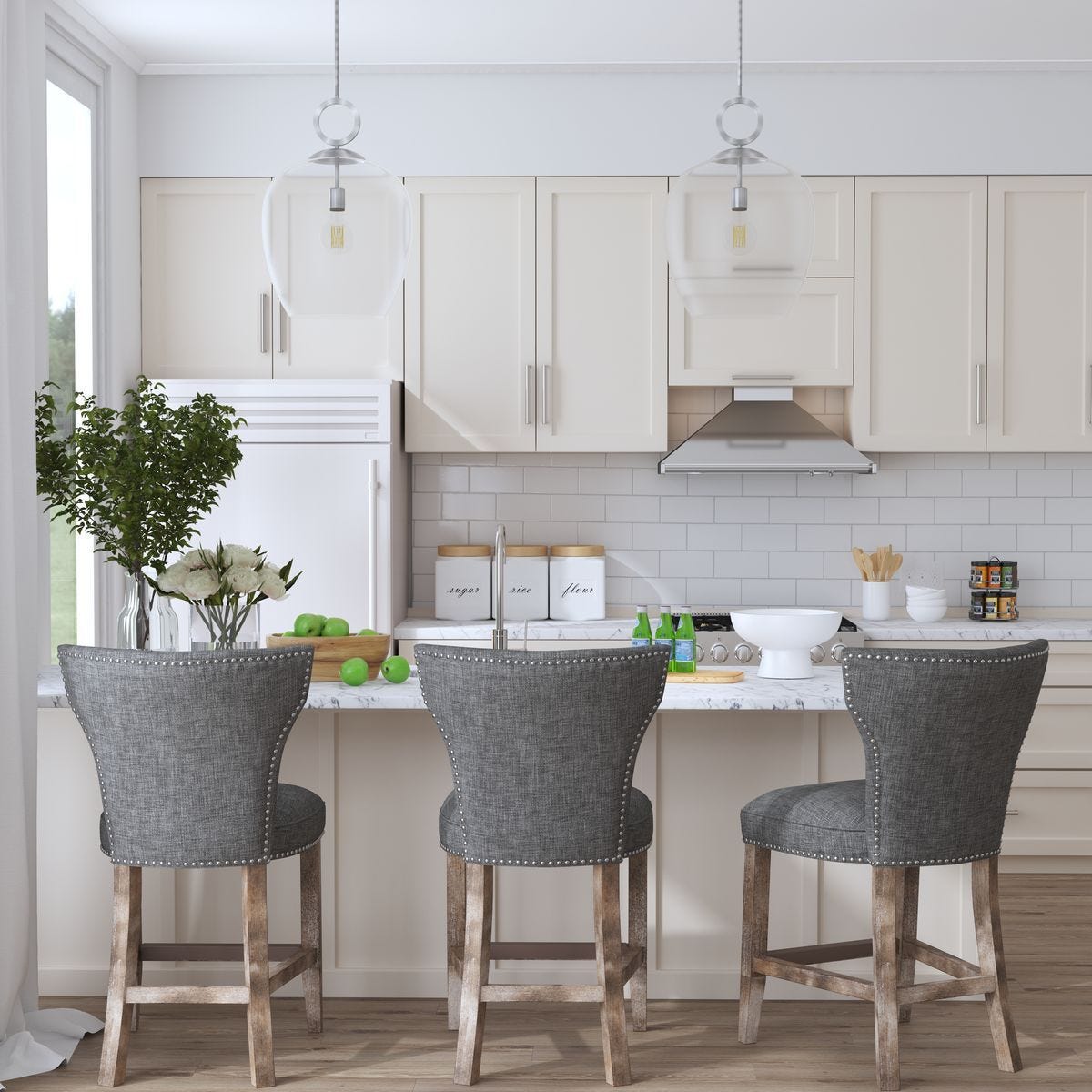 Arnaud Counter Stool - perfect for modern counters | Image 1 | InSTYLE Home & Rugs