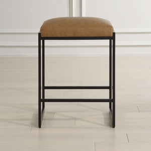 Atticus Counter Stool, Black - ergonomic design for comfort | Image 3 | InSTYLE Home & Rugs
