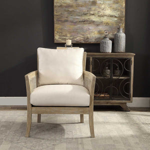 Encore Armchair, Natural - cozy armchair for reading and relaxation | Image 5 | InSTYLE Home & Rugs