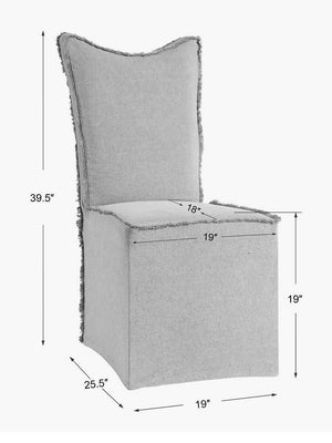 Narissa Armless Chair, 2 Per Box, Priced Each - comfortable seating for dining and office spaces | Image 8 | InSTYLE Home & Rugs