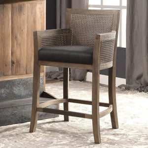 Encore Counter Stool, Gray - sleek stools for kitchen bars | Image 6 | InSTYLE Home & Rugs