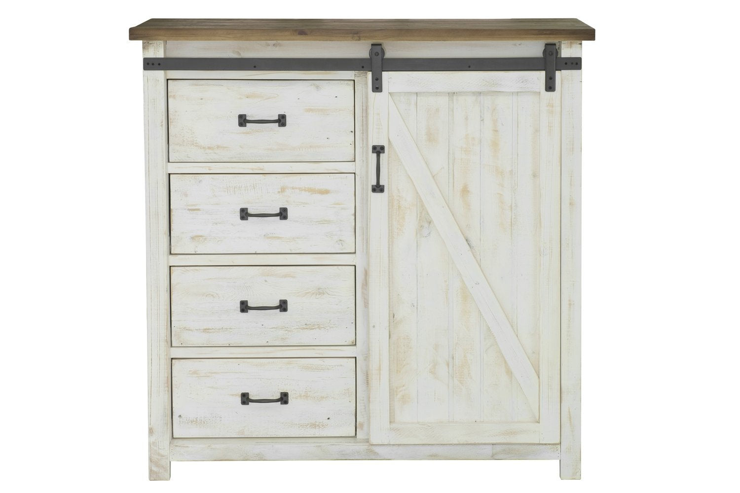 Provence 4 Drawer Chest With 1 Door - durable drawer with smooth glide mechanism for daily use | Image 2 | InSTYLE Home & Rugs