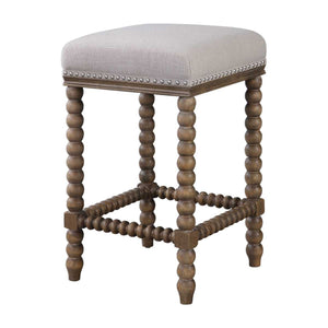 Pryce Counter Stool, Walnut - sleek stools for kitchen bars | Image 7 | InSTYLE Home & Rugs