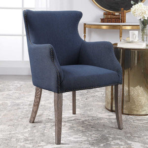 Yareena Wing Chair - comfortable seating for dining and office spaces | Image 5 | InSTYLE Home & Rugs