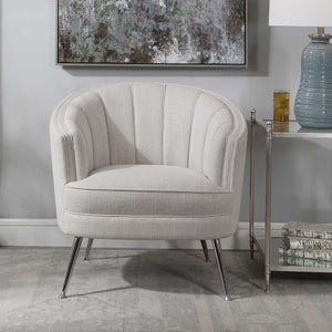 Janie Accent Chair - modern accent chair with comfortable cushioning and sleek design | Image 3 | InSTYLE Home & Rugs