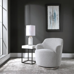Hobart Swivel Chair - durable construction for long-lasting use | Image 8 | InSTYLE Home & Rugs