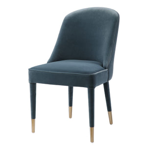 Brie Armless Chair, Blue, 2 Per Box, Priced Each - durable construction for long-lasting use | Image 3 | InSTYLE Home & Rugs