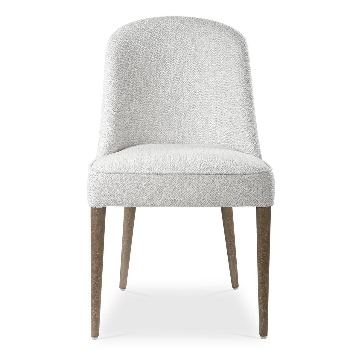 Brie Armless Chair, White, 2 Per Box, Priced Each - durable construction for long-lasting use | Image 2 | InSTYLE Home & Rugs