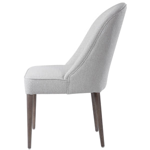 Brie Armless Chair, White, 2 Per Box, Priced Each - durable construction for long-lasting use | Image 5 | InSTYLE Home & Rugs