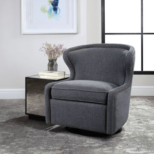 Biscay Swivel Chair - durable construction for long-lasting use | Image 6 | InSTYLE Home & Rugs
