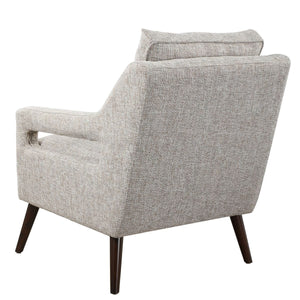 O'Brien Armchair, Stone - cozy armchair for reading and relaxation | Image 5 | InSTYLE Home & Rugs