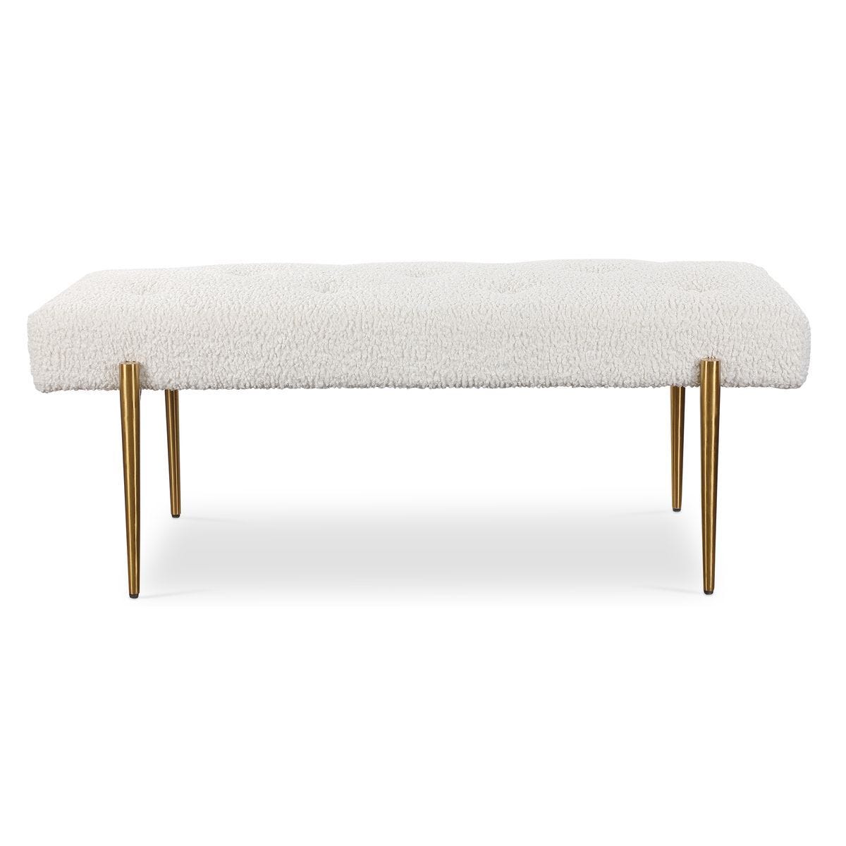 Olivier Bench, Natural - stylish bench for any space | Image 2 | InSTYLE Home & Rugs