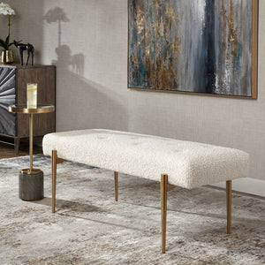 Olivier Bench, Natural - stylish bench for any space | Image 7 | InSTYLE Home & Rugs