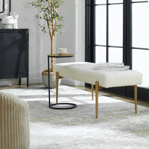 Olivier Bench, Natural - stylish bench for any space | Image 3 | InSTYLE Home & Rugs