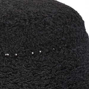 Gumdrop Ottoman, Black - comfortable ottoman for any room | Image 3 | InSTYLE Home & Rugs