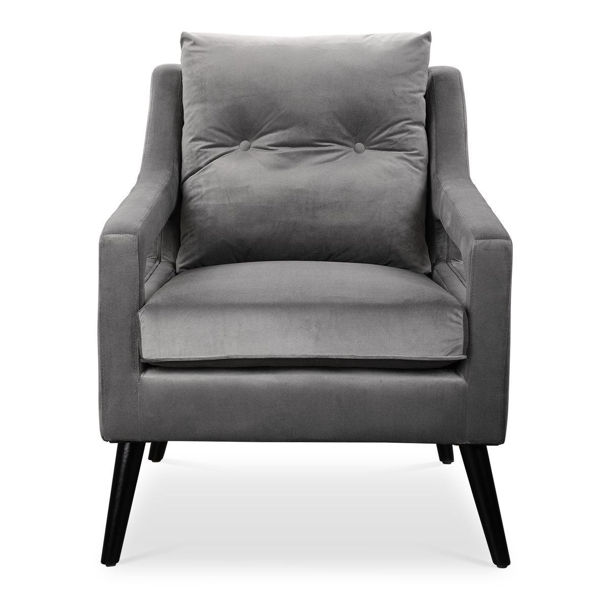 O'Brien Armchair, Gray - modern accent armchair for stylish interiors | Image 2 | InSTYLE Home & Rugs