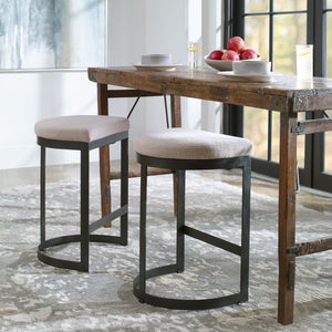Ivanna Counter Stool, Black - perfect for modern counters | Image 4 | InSTYLE Home & Rugs