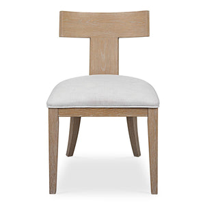 Idris Armless Chair, Natural - comfortable seating for dining and office spaces | Image 2 | InSTYLE Home & Rugs