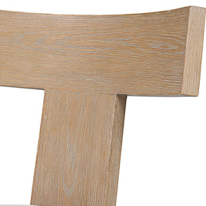 Idris Armless Chair, Natural - comfortable seating for dining and office spaces | Image 6 | InSTYLE Home & Rugs