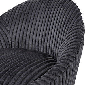 Crue Swivel Chair, Gunmetal - durable construction for long-lasting use | Image 6 | InSTYLE Home & Rugs