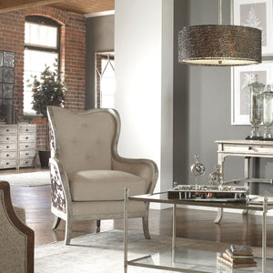 Chalina Armchair - upholstered armchair with padded comfort | Image 3 | InSTYLE Home & Rugs
