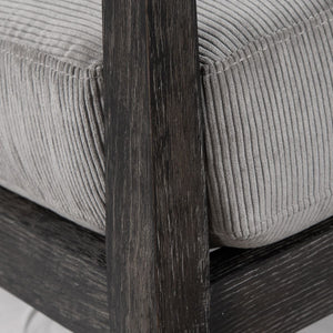 Brunei Accent Chair, Gray - compact accent chair for adding personality to any room | Image 5 | InSTYLE Home & Rugs