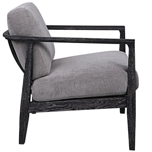 Brunei Accent Chair, Gray - compact accent chair for adding personality to any room | Image 6 | InSTYLE Home & Rugs