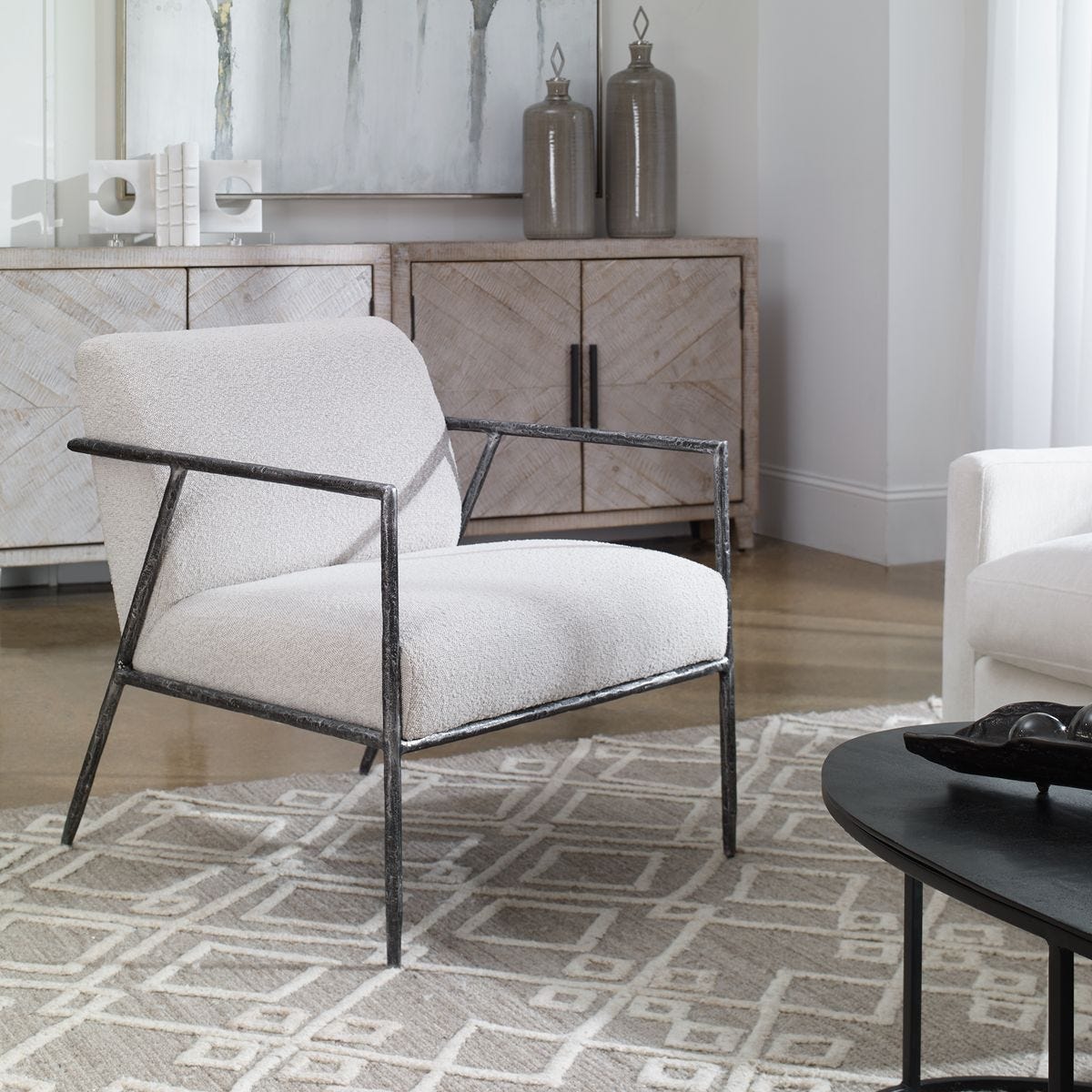 Brisbane Accent Chair - compact accent chair for adding personality to any room | Image 1 | InSTYLE Home & Rugs