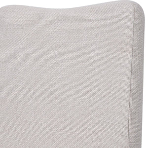 Delano Armless Chair, Walnut, 2 PER BOX, Priced Each - durable construction for long-lasting use | Image 7 | InSTYLE Home & Rugs