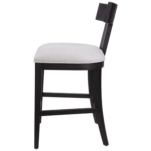 Idris Counter Stool, Charcoal - ergonomic design for comfort | Image 3 | InSTYLE Home & Rugs