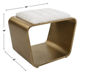 Hoop Small Bench - stylish bench for any space | Image 6 | InSTYLE Home & Rugs