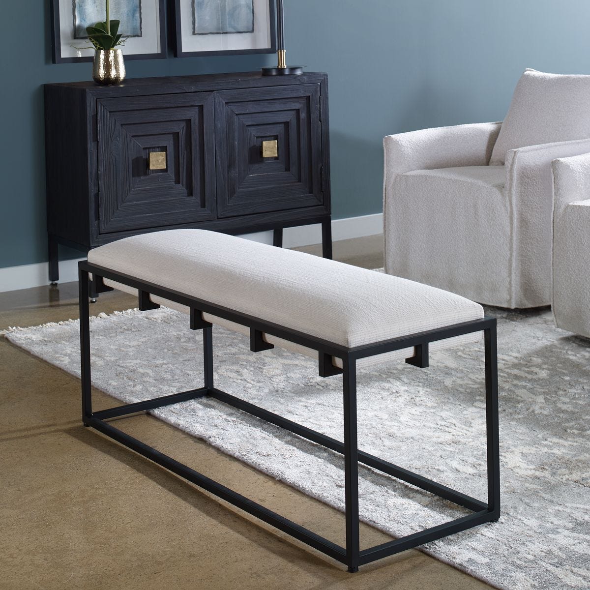 Paradox Bench - stylish bench for any space | Image 1 | InSTYLE Home & Rugs