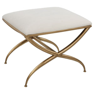 Crossing Small Bench, White - durable bench with modern style | Image 3 | InSTYLE Home & Rugs