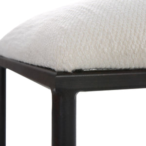 Avenham Small Bench, Black - stylish bench for any space | Image 4 | InSTYLE Home & Rugs