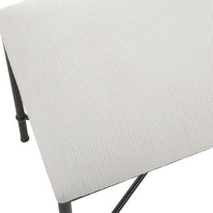 Avenham Small Bench, Black - stylish bench for any space | Image 5 | InSTYLE Home & Rugs
